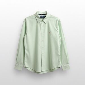 Ralph Lauren Men's Mint Green Button Down Shirt
